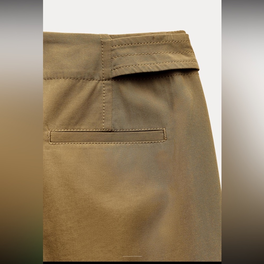Zara ZW collection belted wide leg pants - Picture 9 of 11
